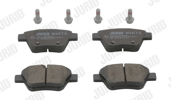 Brake Pad Set, disc brake Jurid White Low Dust 573312JC