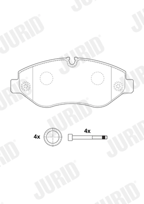 Brake Pad Set, disc brake 2919209560