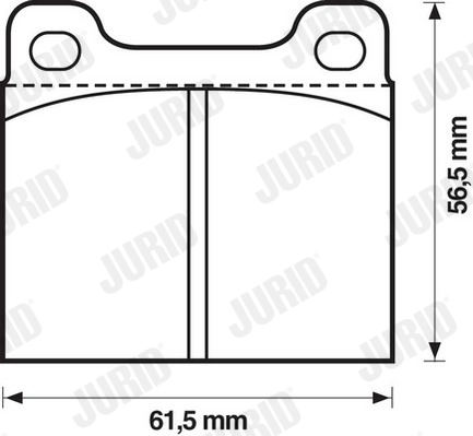Brake Pad Set, disc brake 571279J