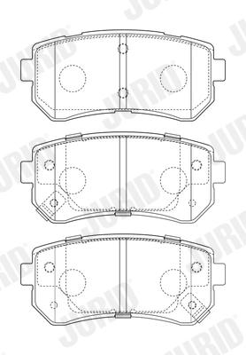 Brake Pad Set, disc brake 573757J