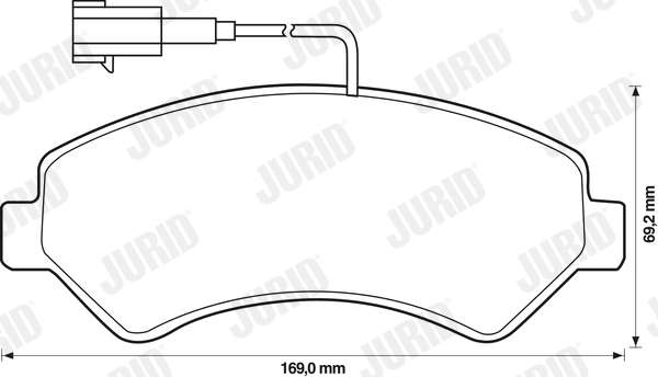 Brake Pad Set, disc brake 573261J