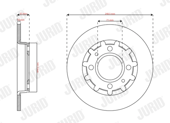 Brake Disc 563364JC