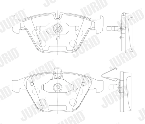 Brake Pad Set, disc brake 571990J