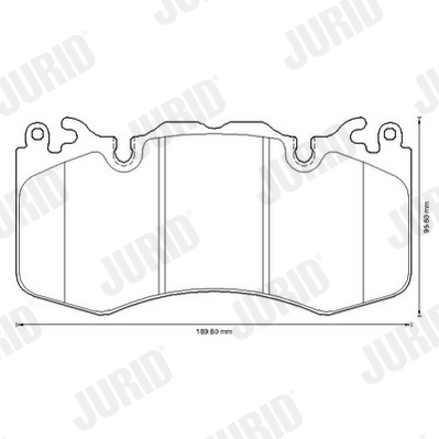 Brake Pad Set, disc brake 573343J