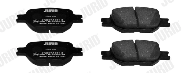 Brake Pad Set, disc brake 572517J
