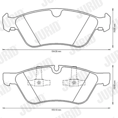 Brake Pad Set, disc brake 573175J