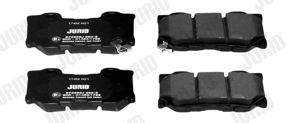 Brake Pad Set, disc brake 572659J