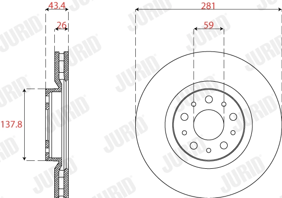 Brake Disc 563274JC