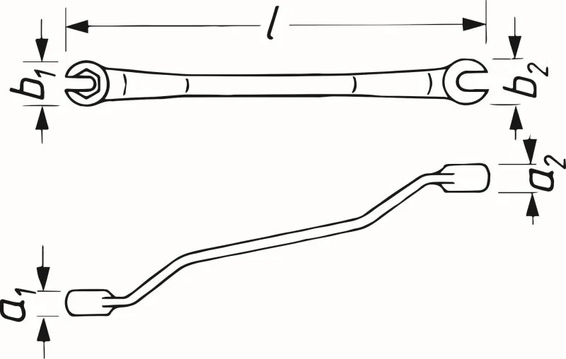 HAZET 612N-10X11 Double Ring Spanner