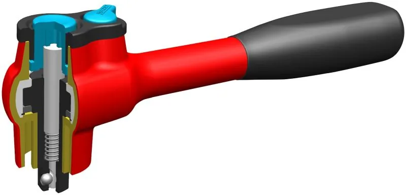 HAZET 8816HPKV Reversible Ratchet