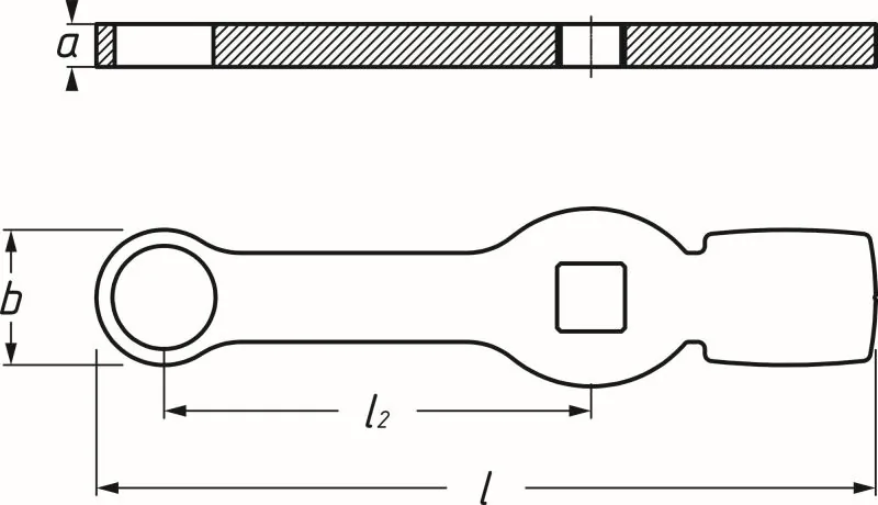 HAZET 4937-19 Slogging Ring Wrench