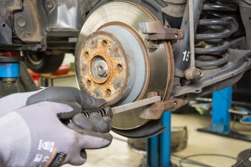 File, brake pad well cleaning 4968-6