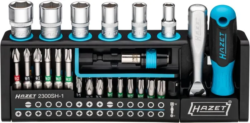HAZET 2300SH-1 Kit, screwdriver bits
