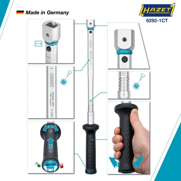 HAZET 6292-1CT Torque Wrench