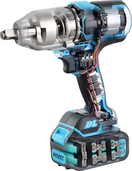 HAZET 9212-1000LB/4 Impact Wrench (rechargeable battery)