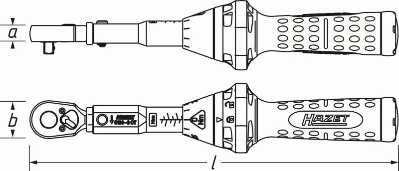 HAZET 5108-3CT Torque Wrench