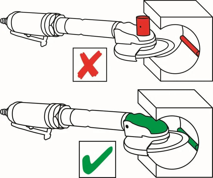 HAZET 9033P-8 Angle Grinder (compressed air)