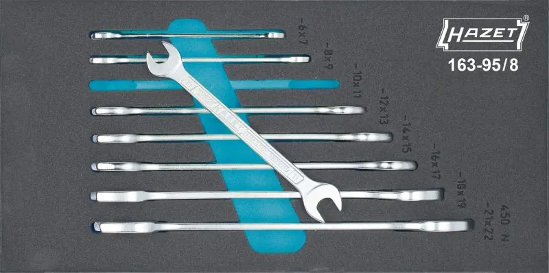 HAZET 163-95/8 Open-end Spanner Set