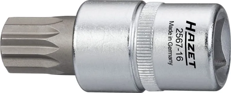 HAZET 2567-16 Socket Wrench Insert, oil drain plug