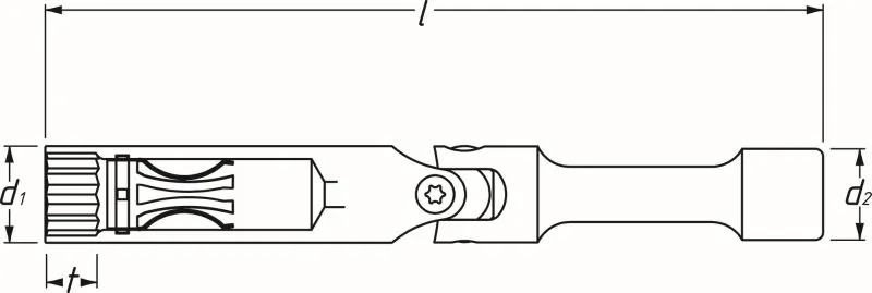 HAZET 4766-1 Spark Plug Spanner