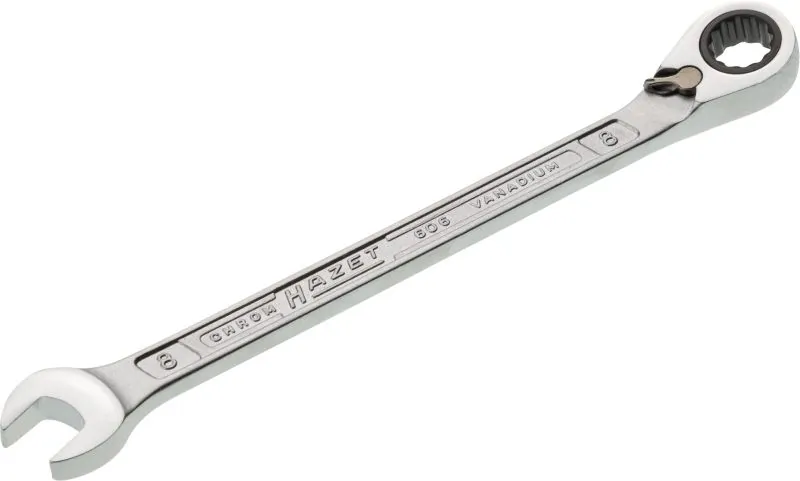 HAZET 606-8 Ratchet Ring Open-ended Spanner