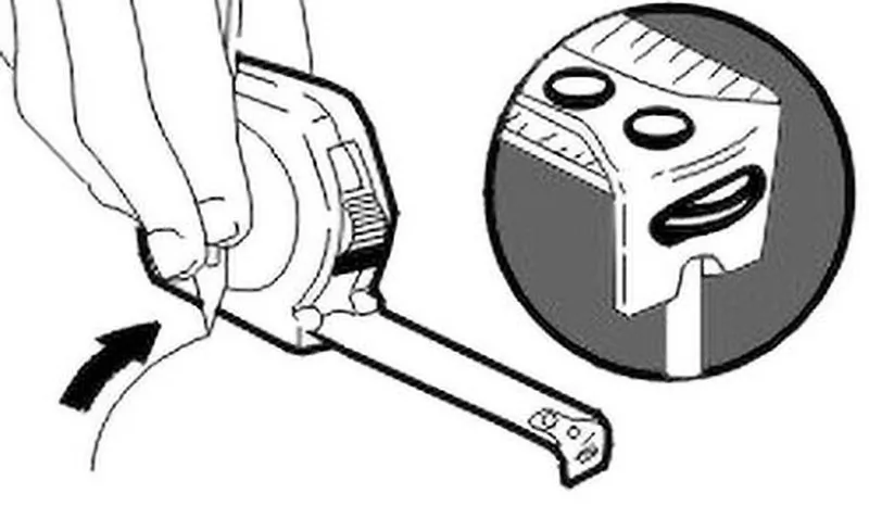 HAZET 2154N-3 Tape Measure