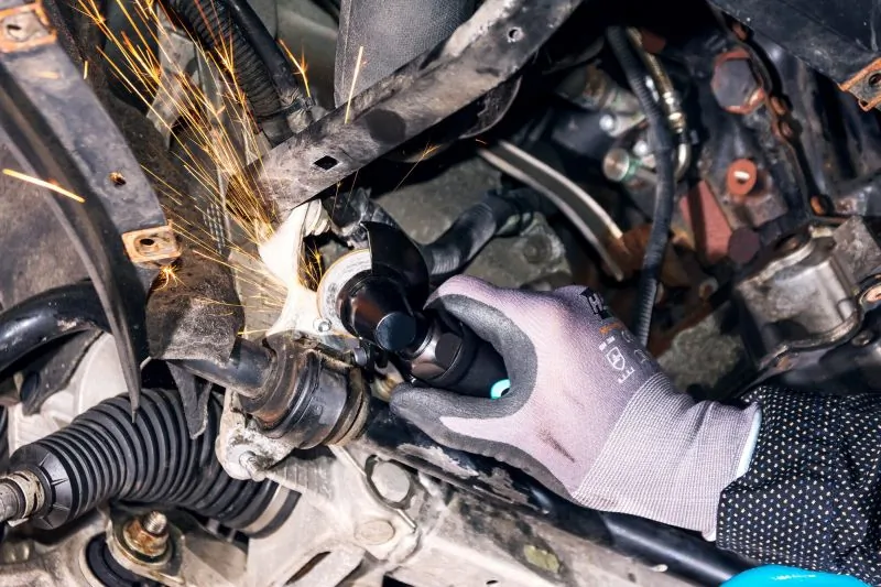 HAZET 9033M-7 Angle Grinder (compressed air)