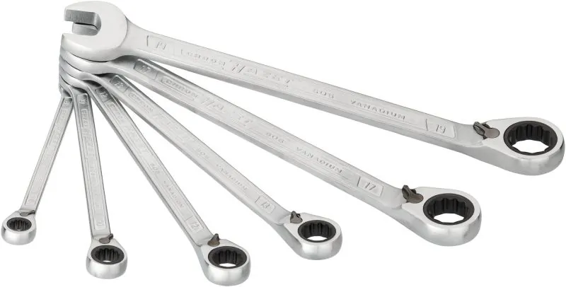 HAZET 606N/6 Ratchet Ring Open-ended Spanner