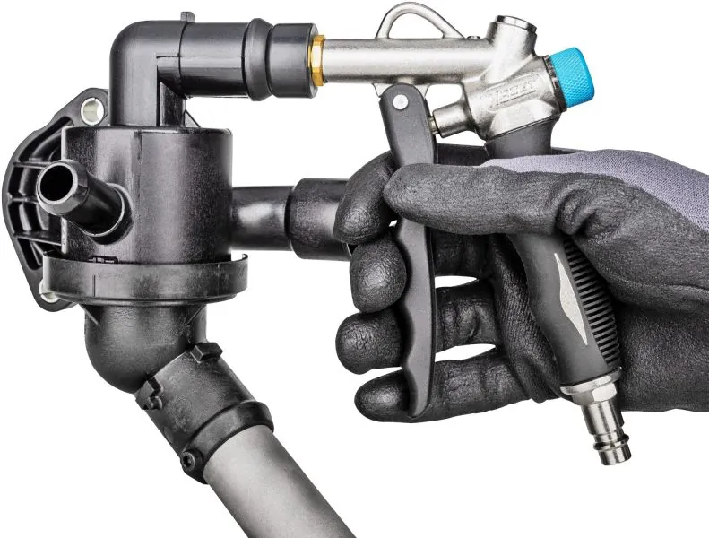 HAZET 9040-42/3 Brush/Nozzle Set, suction/blast gun
