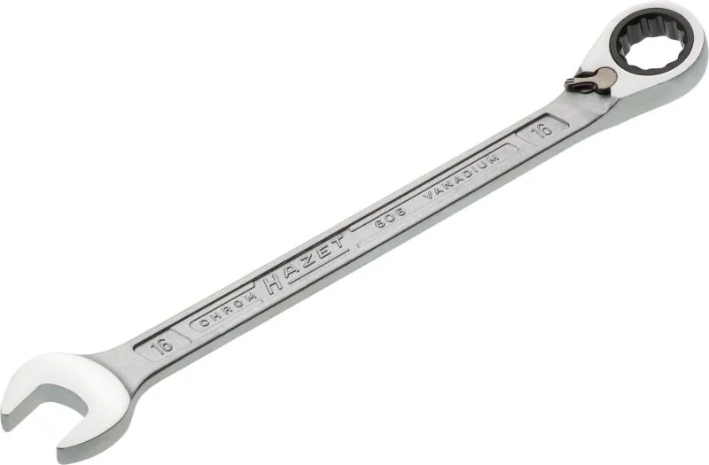 HAZET 606-16 Ratchet Ring Open-ended Spanner