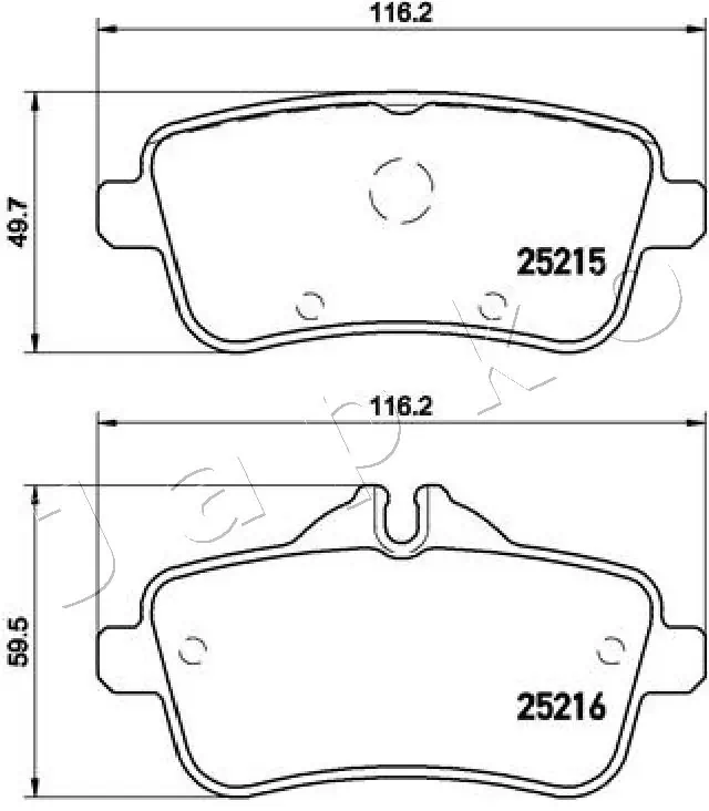 Brake Pad Set, disc brake 510517