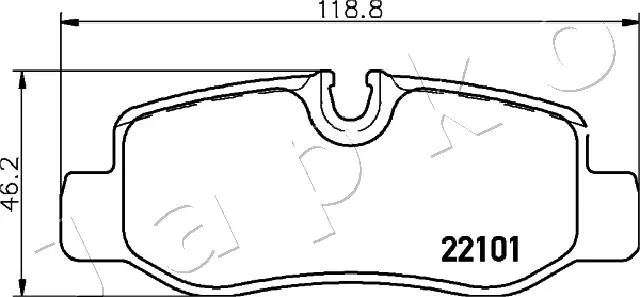 Brake Pad Set, disc brake 510528
