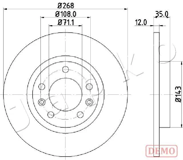 Brake Disc 610408C