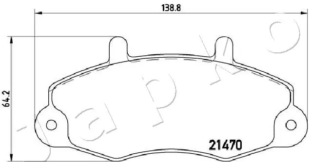 Brake Pad Set, disc brake 500321