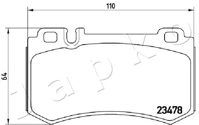 Brake Pad Set, disc brake 510509