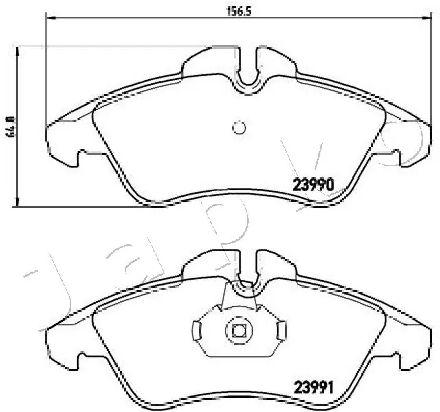 Brake Pad Set, disc brake 500537