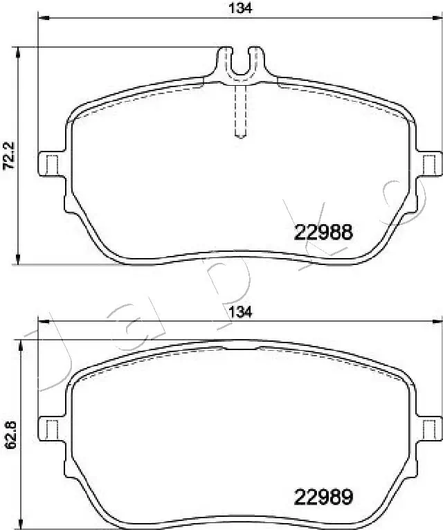 Brake Pad Set, disc brake 500549