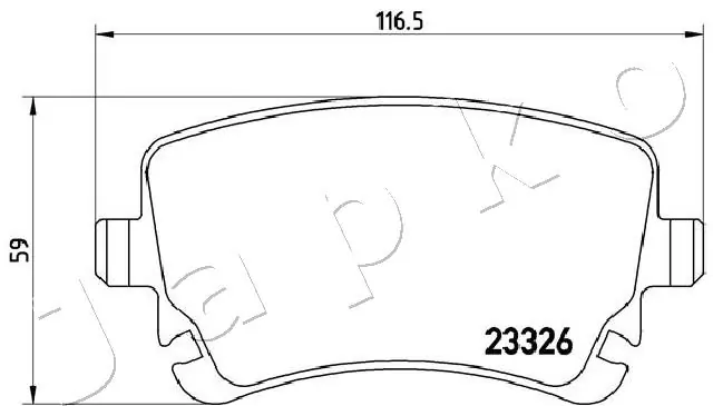 Brake Pad Set, disc brake 510907