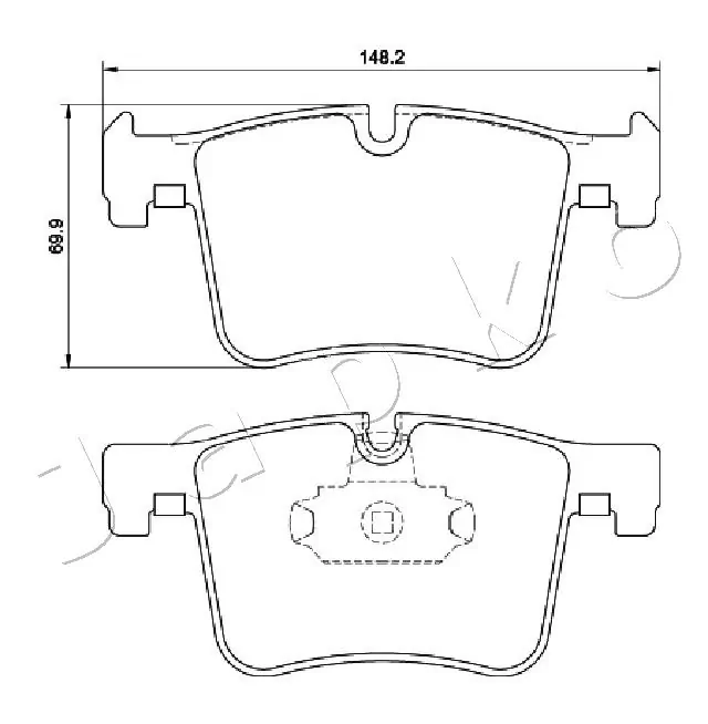 Brake Pad Set, disc brake 500106