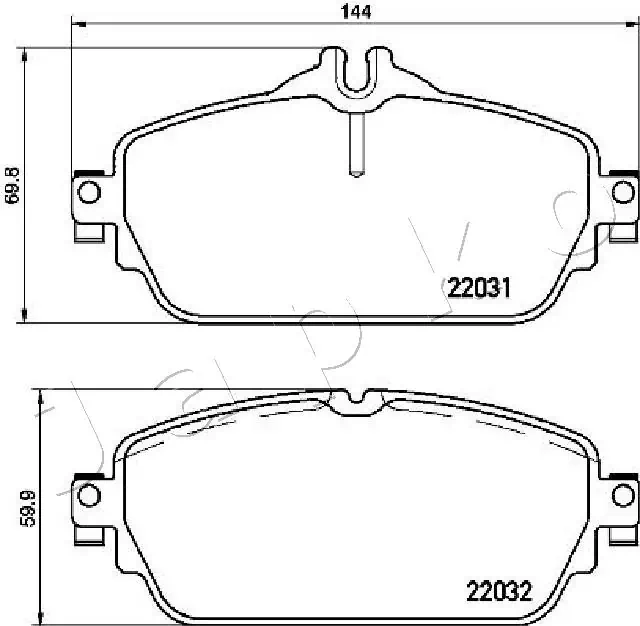 Brake Pad Set, disc brake 500529
