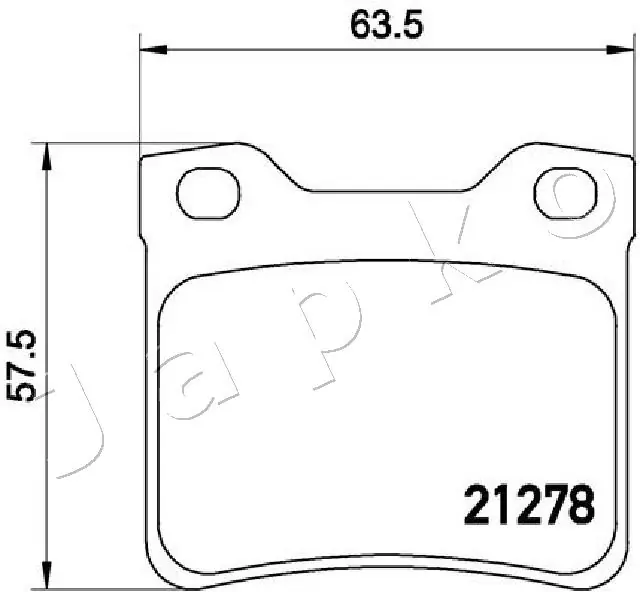 Brake Pad Set, disc brake 510615