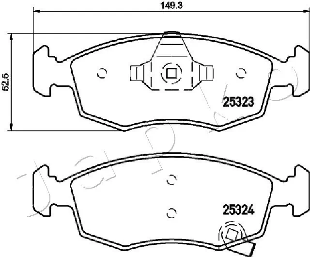 Brake Pad Set, disc brake 500228