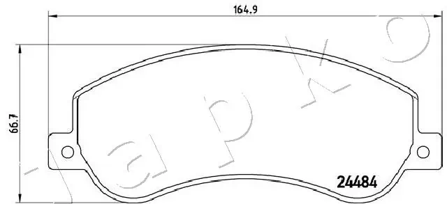 Brake Pad Set, disc brake 500940