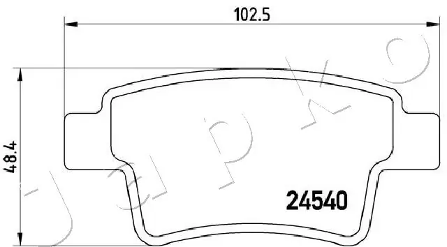 Brake Pad Set, disc brake 510603