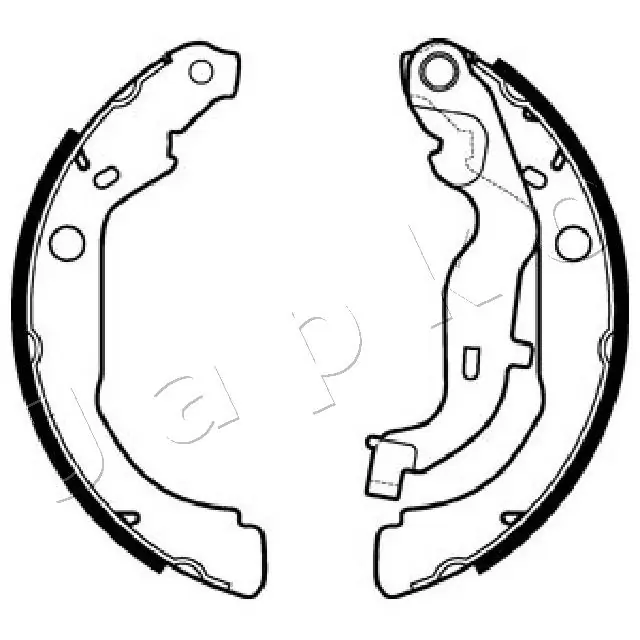 JAPKO 55020 Brake Shoe Set