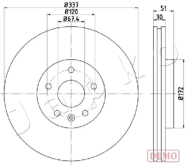 Brake Disc 610323C