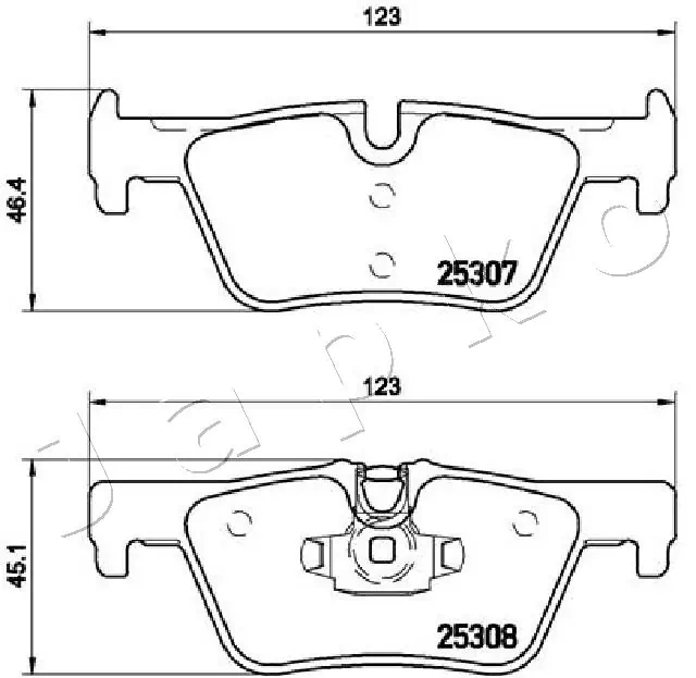 Brake Pad Set, disc brake 510102