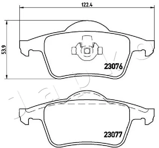 Brake Pad Set, disc brake 510317
