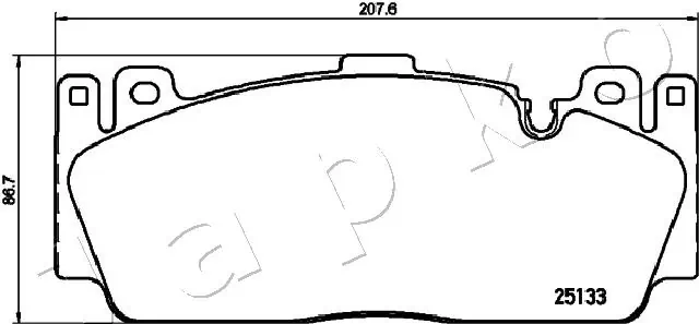 Brake Pad Set, disc brake 500127