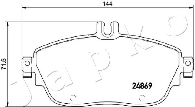 Brake Pad Set, disc brake 500503